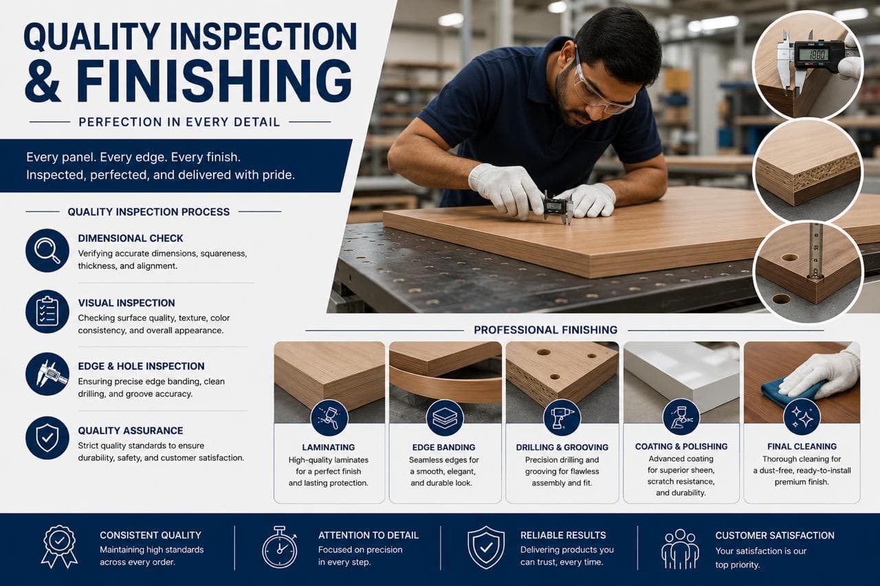 Quality Inspection & Finishing